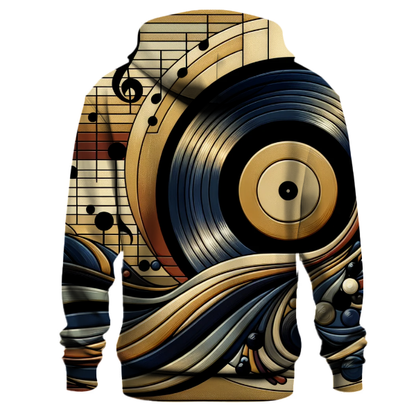 Vinyl Record Groove Hoodie