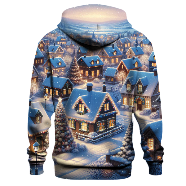 Charming Winter Village Hoodie