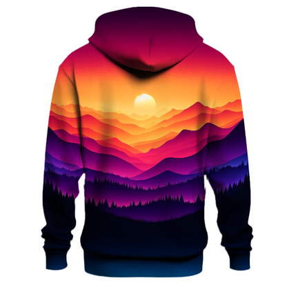 Mountain Sunset Gradient Hoodie