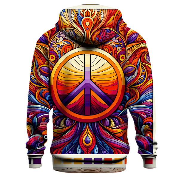 Retro Peace Sign Hoodie