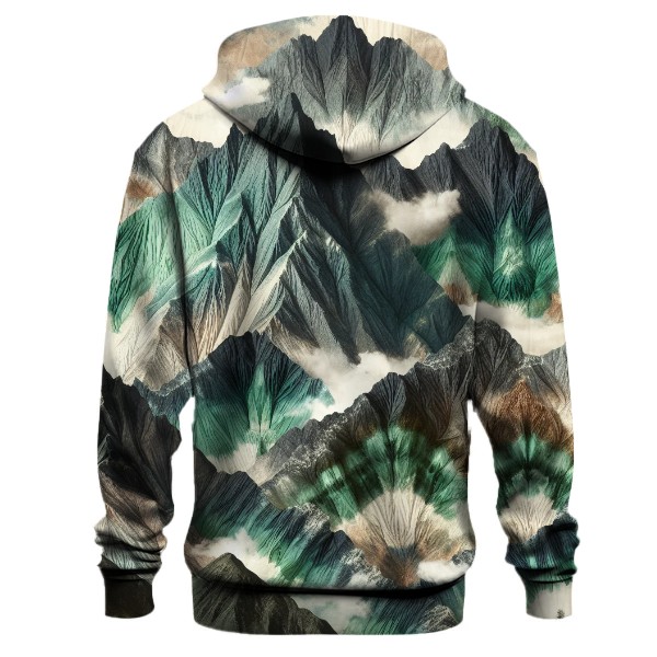 Mountain Escape Tie-dye Design Hoodie