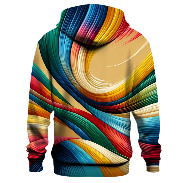 Rainbow Wave Delight Hoodie