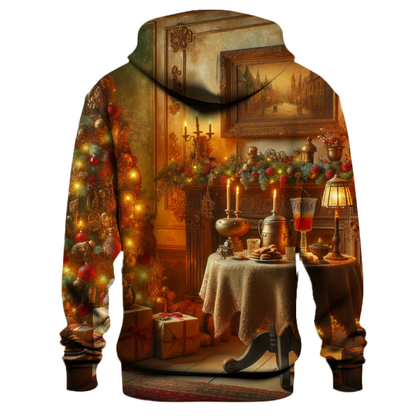 Vintage Christmas Glamour Hoodie