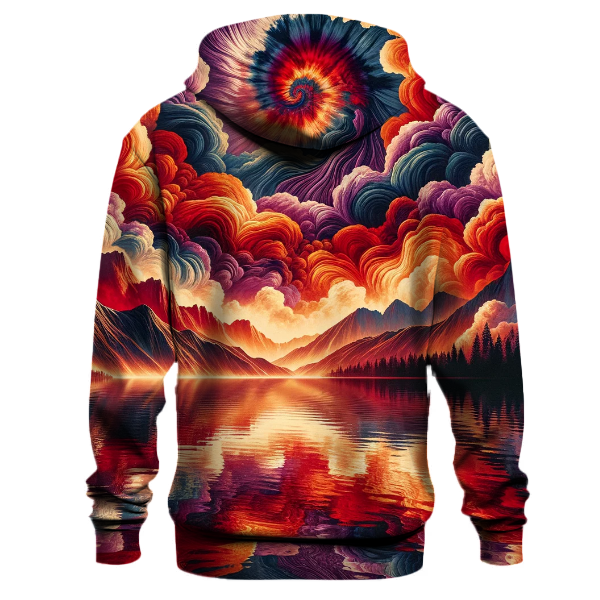 Vivid Sunset Reflection Hoodie