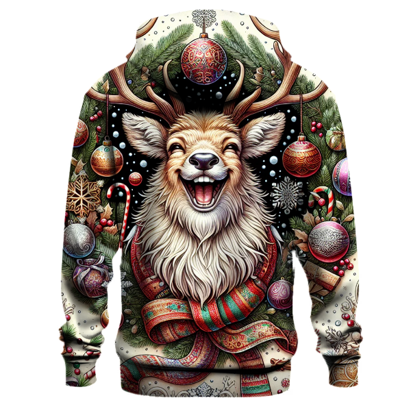 Santa's Cute Reindeer Hoodie