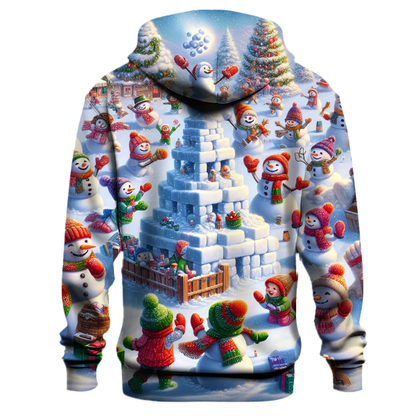 Joyful Snowman Gathering Hoodie