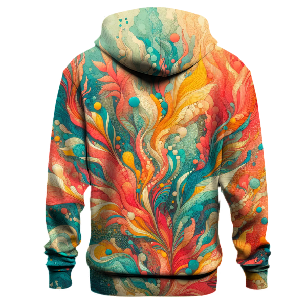 Coral Reef Splash Hoodie