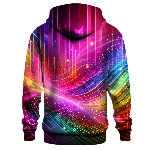 Neon Pulse Gradient Hoodie