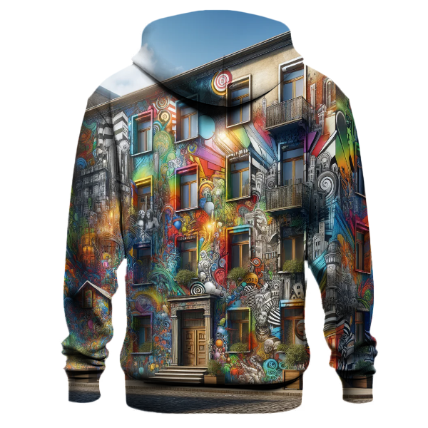 Energetic Graffiti Streets Hoodie