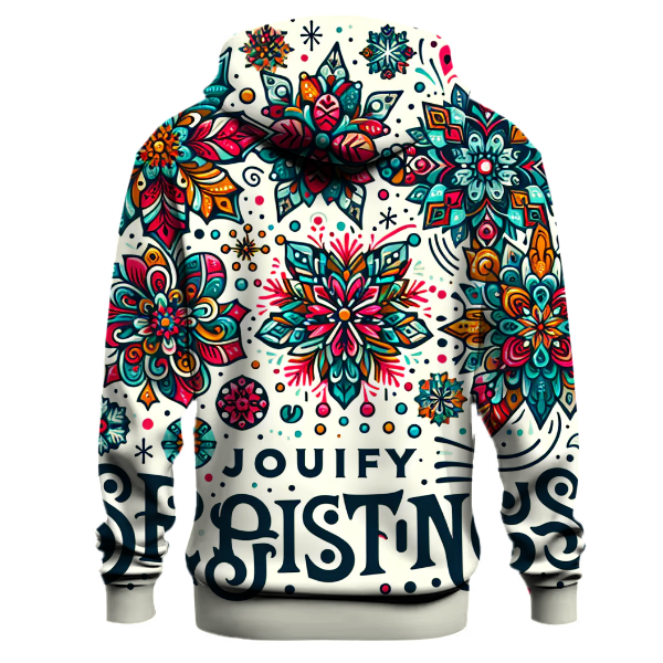 Joyful Snowflakes and Wishes Hoodie