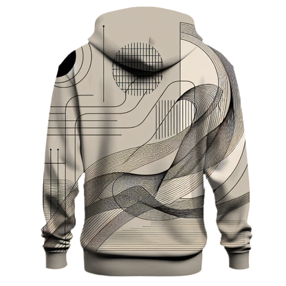 Chic Minimalist Lines Hoodie