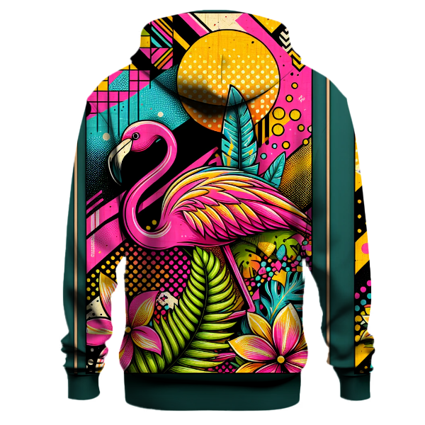 Funky 80s Floral Fiesta Hoodie