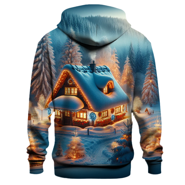 Enchanted Christmas Cottage Hoodie