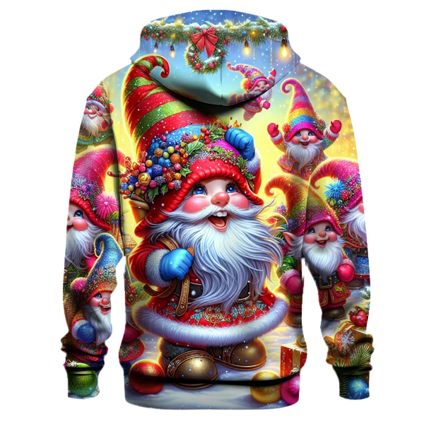 Charming Holiday Gnome Festivities Hoodie