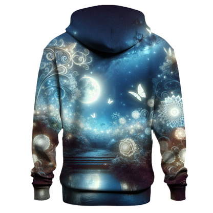 Ethereal Moonlit Garden Hoodie