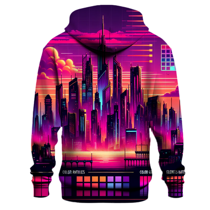 Synthwave Skyline Dreams Hoodie