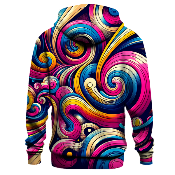 Energetic Swirl Patterns Hoodie