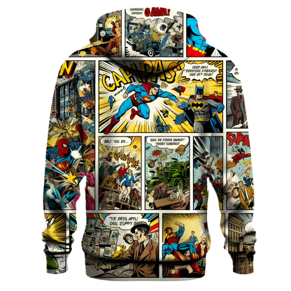 Retro Comic Adventure Hoodie