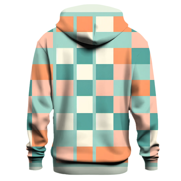 Vintage Groove Checkerboard Hoodie