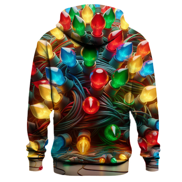 Retro Christmas Lights Extravaganza Hoodie