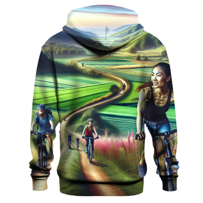 Trailblazing Cyclist Hoodie Hoodie Designs