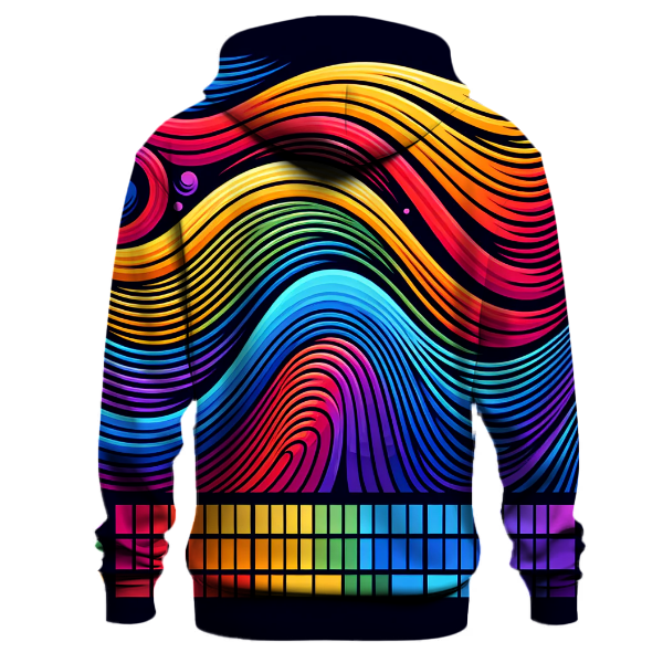 Rainbow Wave Hoodie