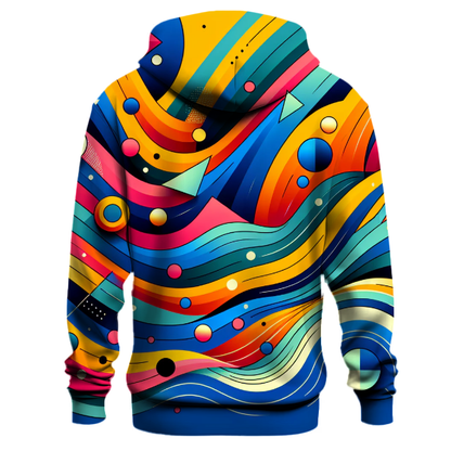 Geometric Waves Hoodie