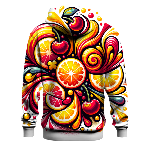 Cherry Citrus Splash Hoodie