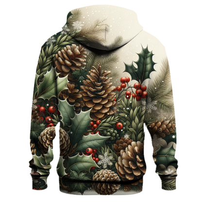 Pinecone and Holly Harmony Hoodie