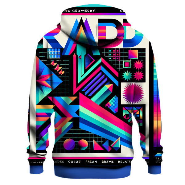 Rad Retro Geometry Hoodie