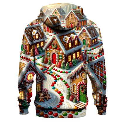 Gingerbread Village Christmas Hoodie