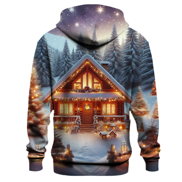 Cozy Winter Cabin Retreat Hoodie