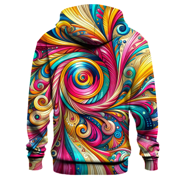 Vivid Carnival Delight Hoodie