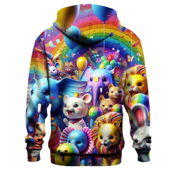 Joyful Animal Parade Hoodie