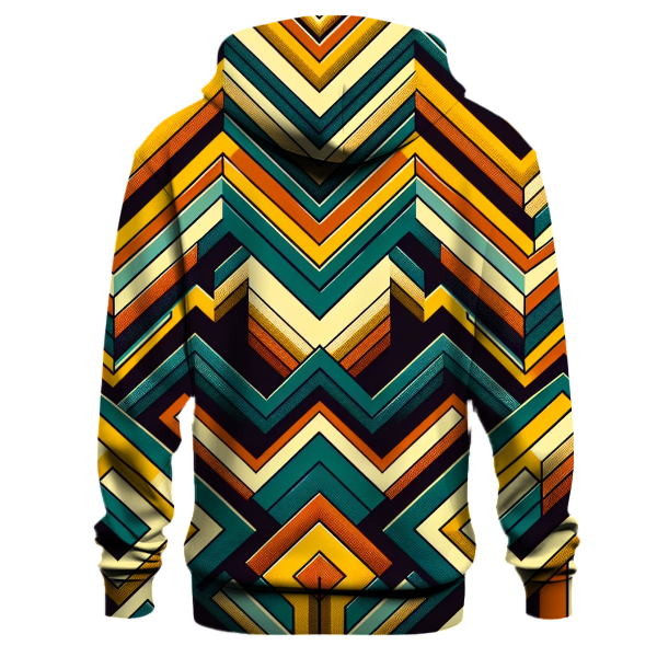 Retro Chevron Harmony Hoodie