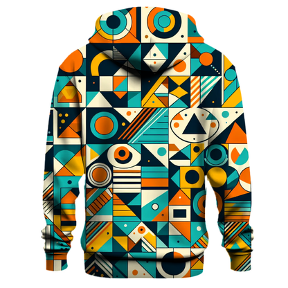 Groovy Geometric Shapes Hoodie