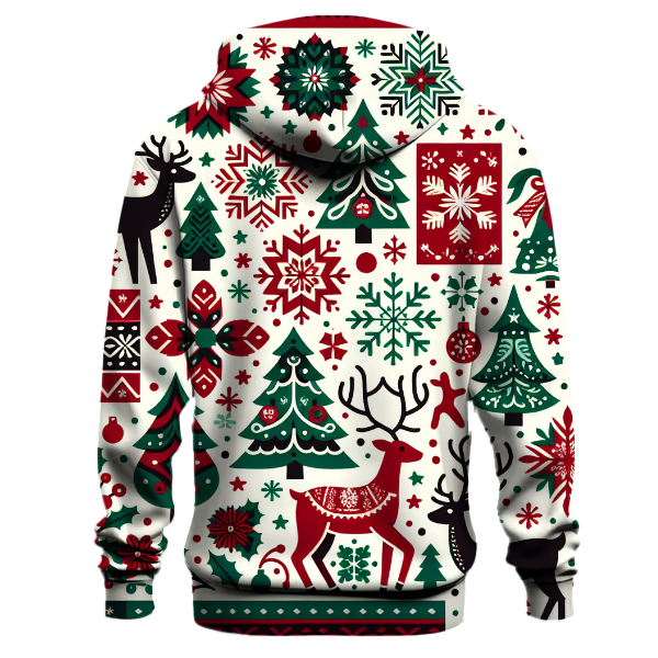 Christmas Sweater Pattern Extravaganza Hoodie