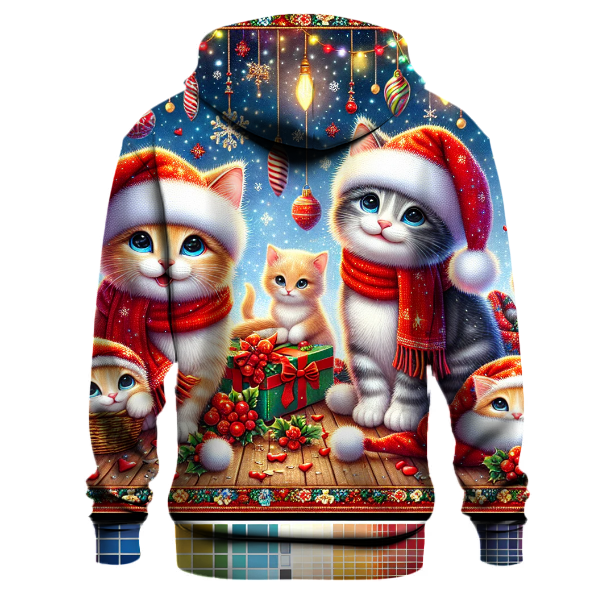 Christmas Cat Cuddles Hoodie