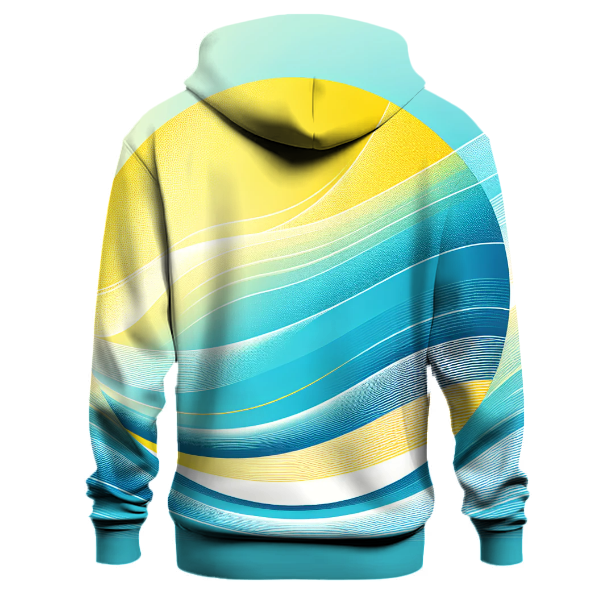 Sunlit Waves Gradient Hoodie