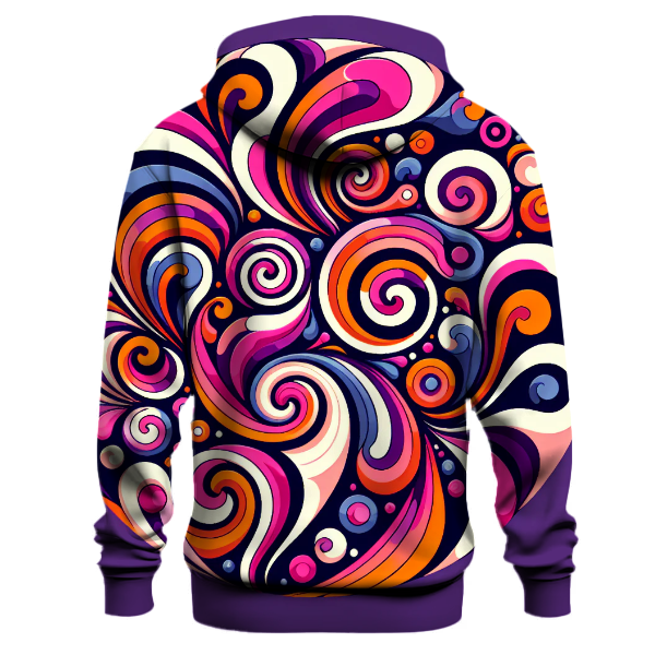 Colorful Spiral Groove Hoodie