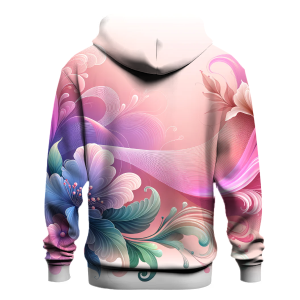 Floral Blossom Gradient Hoodie