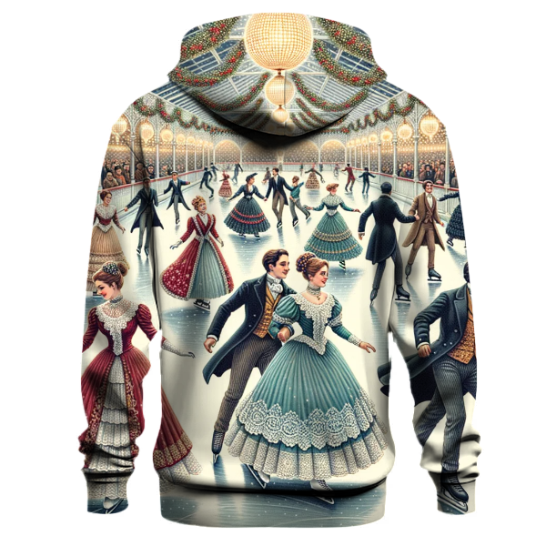 Victorian Ice Skating Party Hoodie