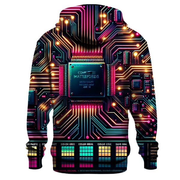 Retro Circuit Connection Hoodie