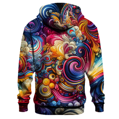 Funky Tie-Dye Whirl Hoodie