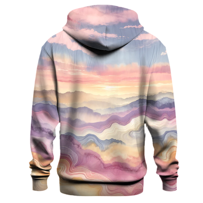 Serene Sunset Tie-dye Design Hoodie