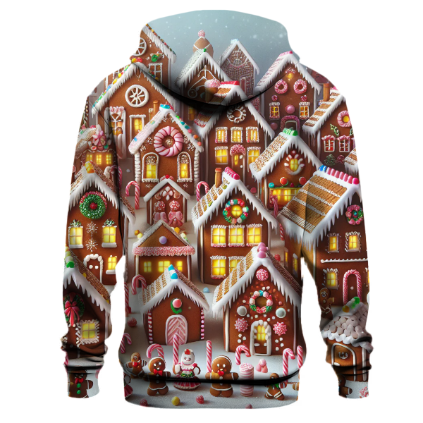 Gingerbread Village Scene Hoodie