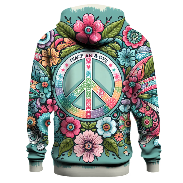 Peace and Love Emblem Hoodie