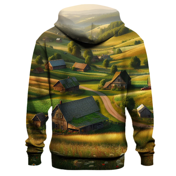 Rustic Countryside Escape Hoodie