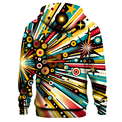 Retro Starburst Patterns Hoodie