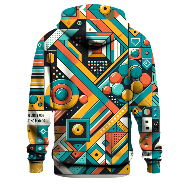 Bold Geometric Vibes Hoodie